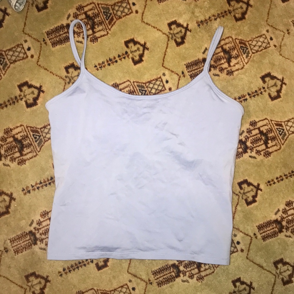 blue tank top , soft material